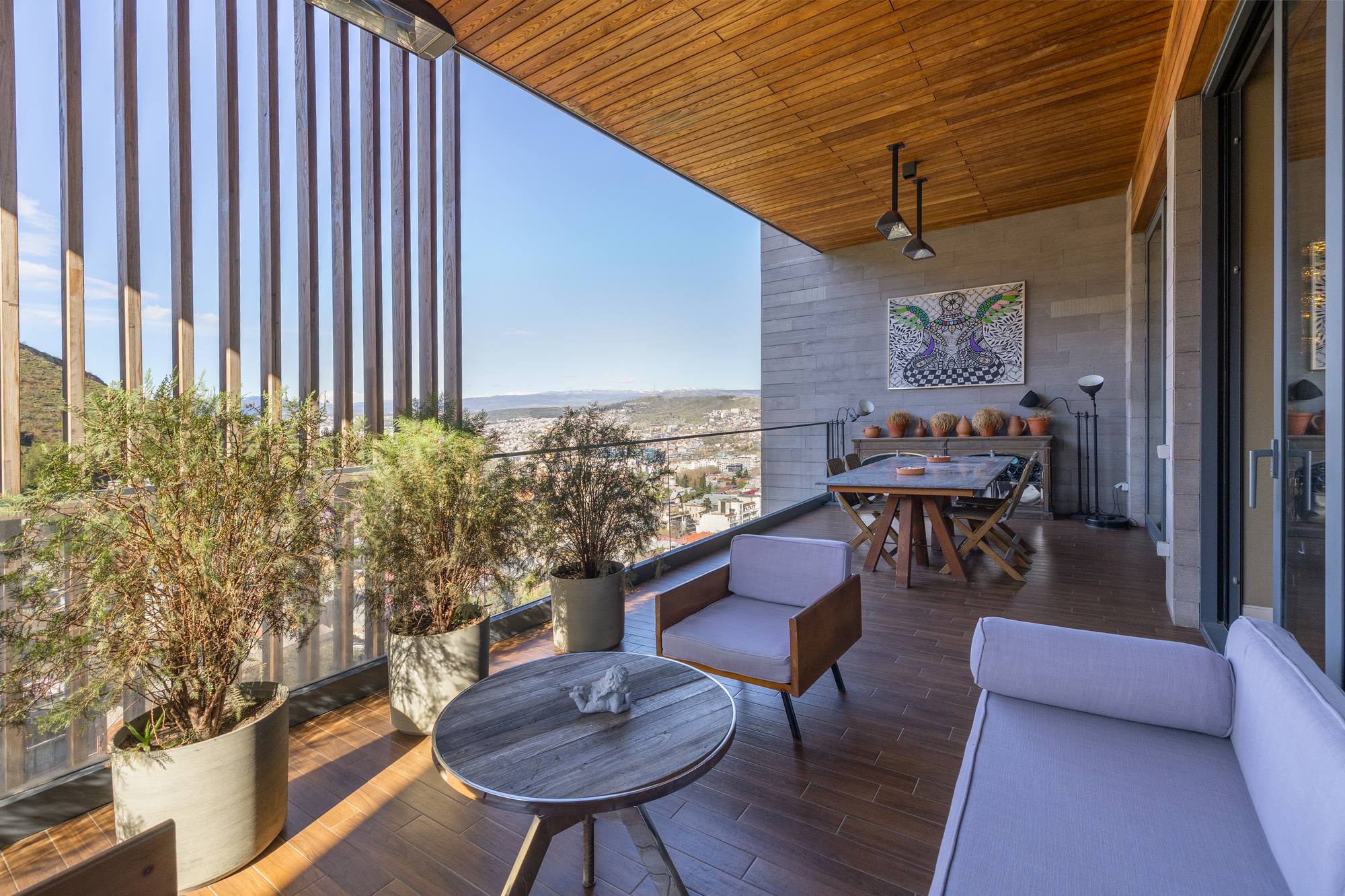 Terrace panoramic view